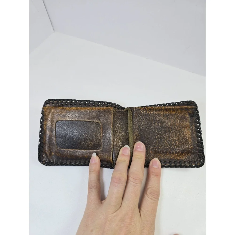 Handmade vintage brown